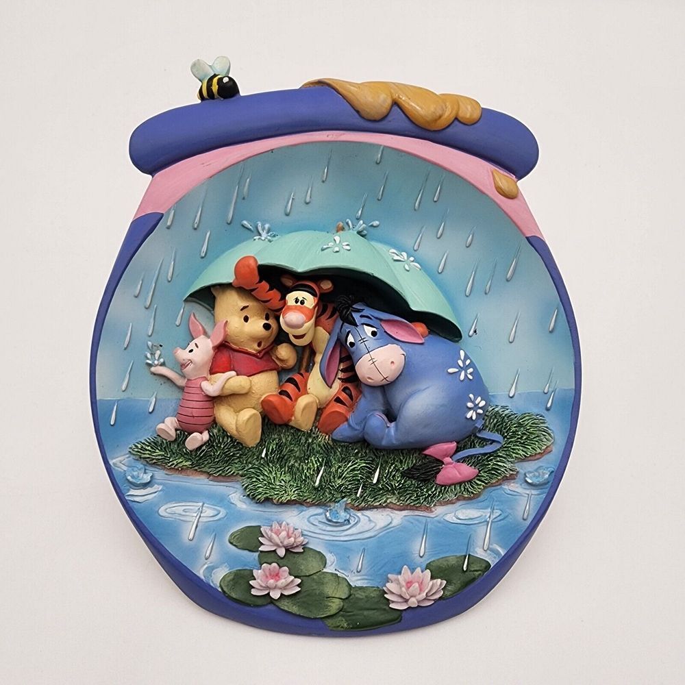 Disney Winnie‎ The Pooh It's Just A Small Piece Of Weather Collector Plate